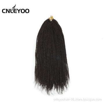 Factory 30 Roots Senegalese Twist Crochet Hair For Children 12 Inch Thin Senegalese Twist Crochet Braidign Hair Extension